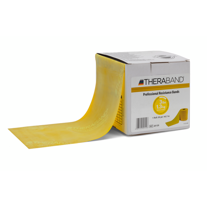 Theraband Professional Latex Resistance Bands, 50 Yard Roll