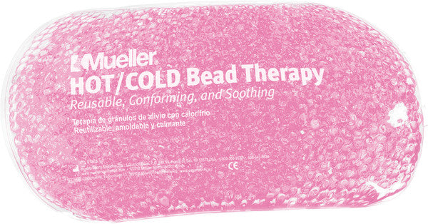 Mueller Beaded Hot / Cold Pack Therapy Bag Microwavable Freezer Safe Pink / Blue