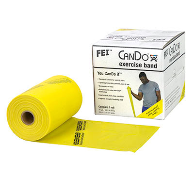 CanDo® Low Powder Exercise Band Rolls