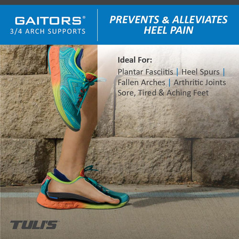 TULI'S® GAITORS® 3/4 LENGTH ARCH SUPPORTS