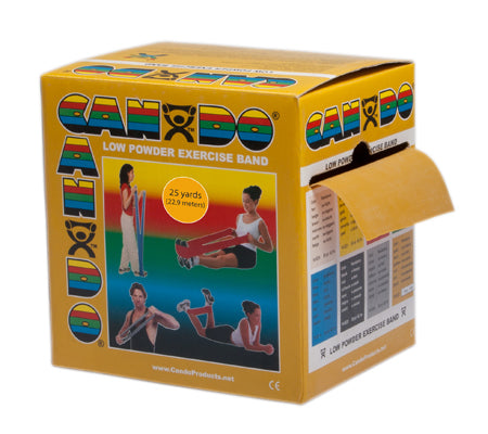 CanDo® Low Powder Exercise Band Rolls