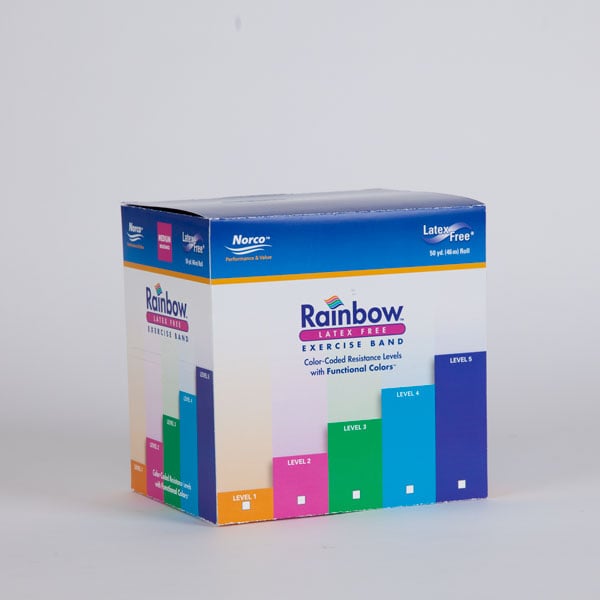 North Coast Medical Rainbow™ Latex-Free Exercise Band