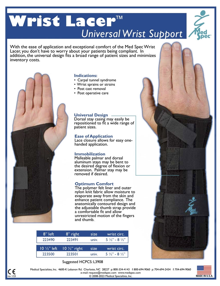 MedSpec Universal Wrist Lacer™