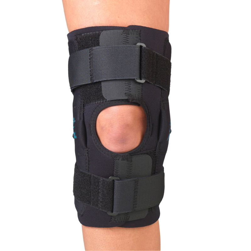 MedSpec Gripper Hinged Neoprene Knee Brace - 12" with 3/16" thick Neoprene