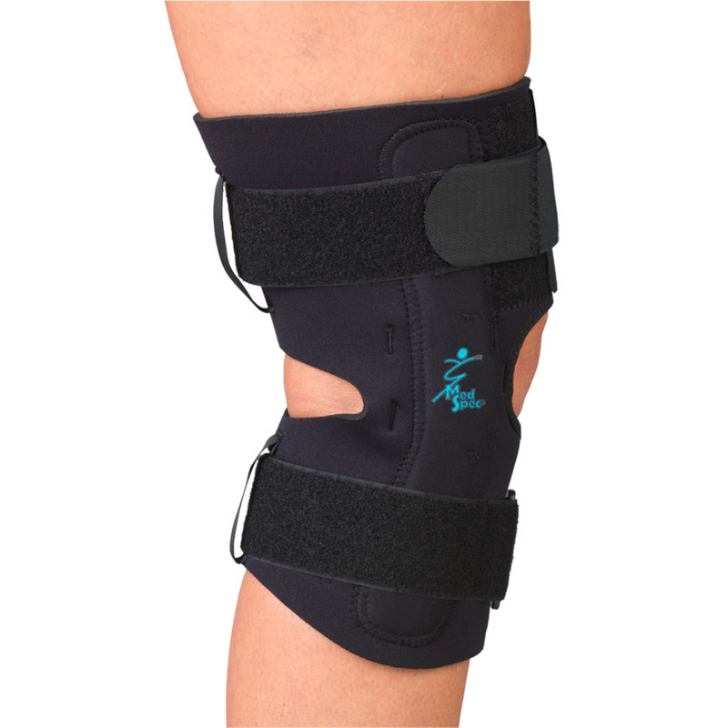 MedSpec Gripper Hinged Neoprene Knee Brace - 12" with 3/16" thick Neoprene