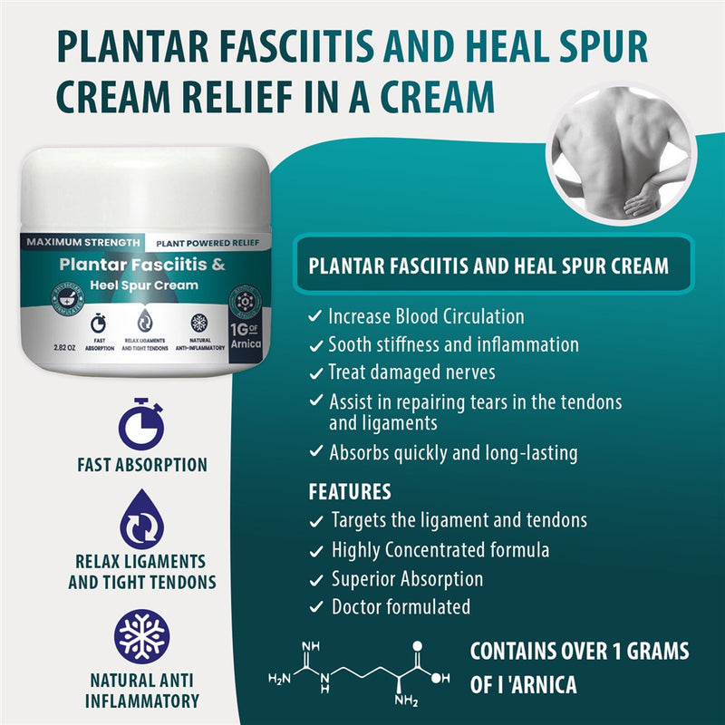 Plantar Fasciitis And Heal Spur Cream