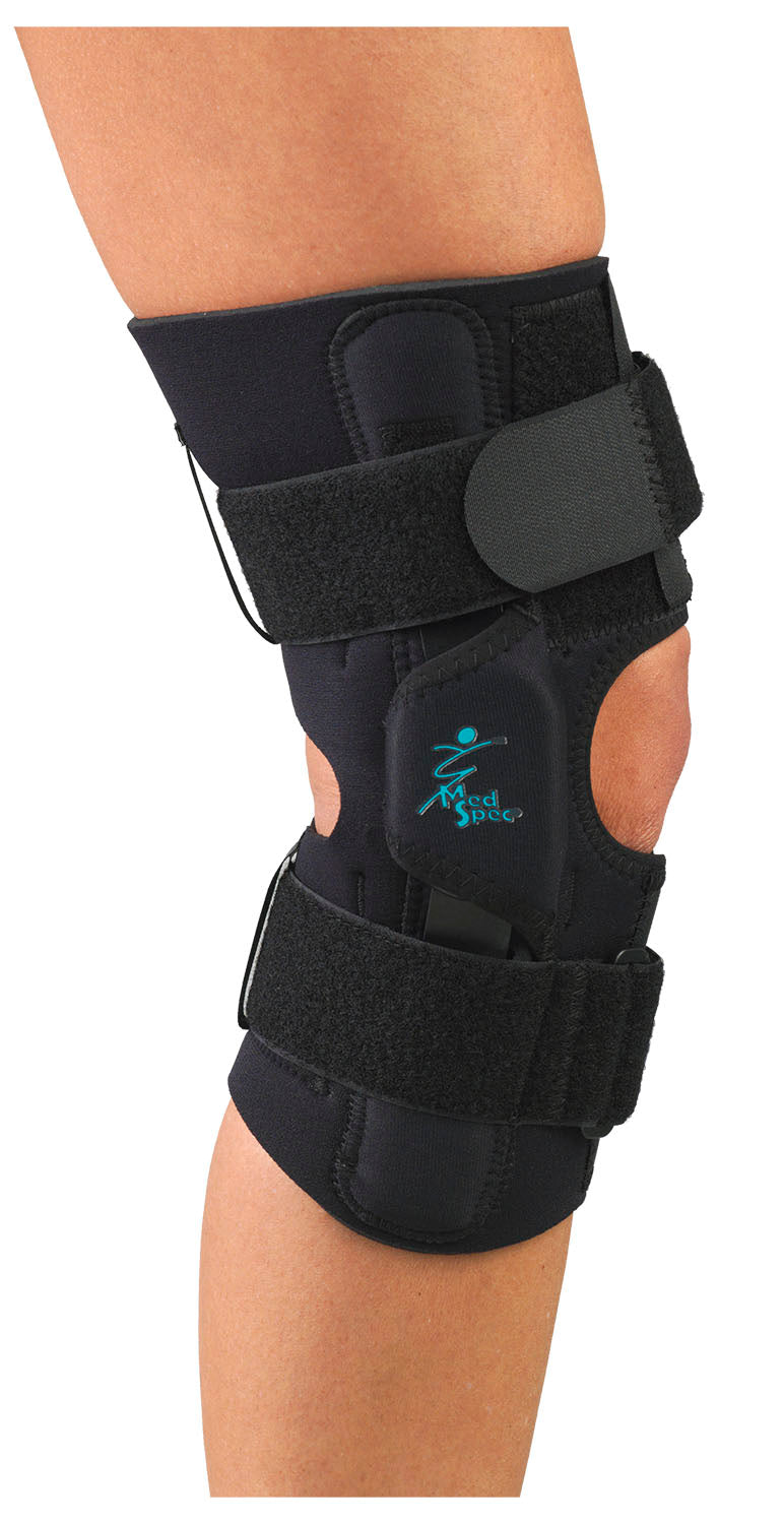 MedSpec Gripper™ 12" Hinged Knee Brace, Neoprene ROM
