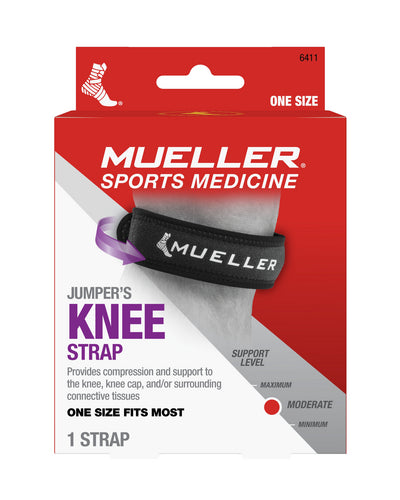Mueller Jumper's Knee Strap Black, OSFM