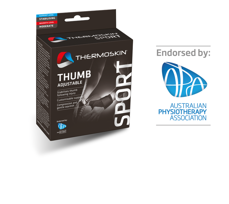 Thermoskin Sports Thumb Adjustable, Black