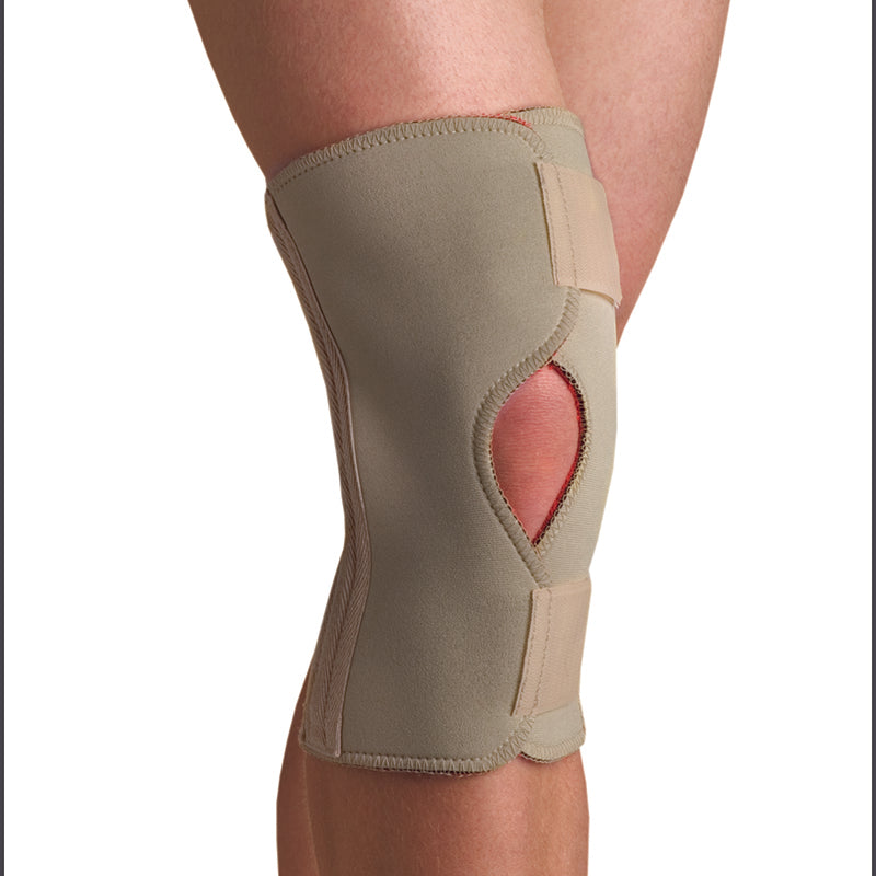 Thermoskin Open Knee Wrap Stabilizer, Beige