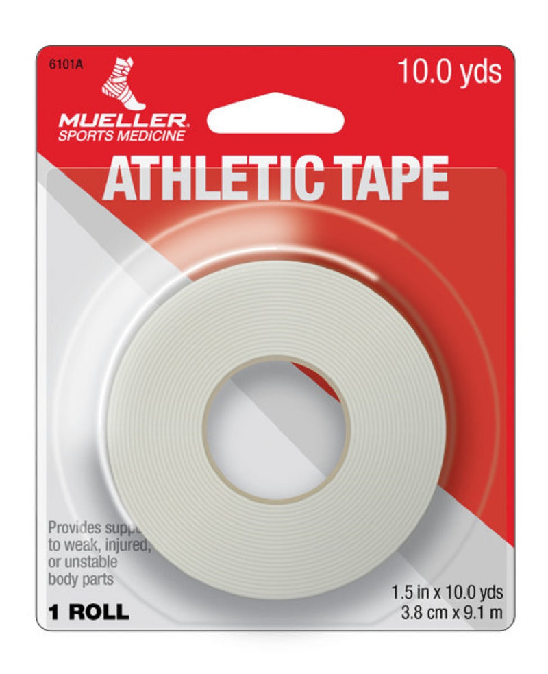 Mueller Athletic Tape, White, 1.5 in x 10 yds