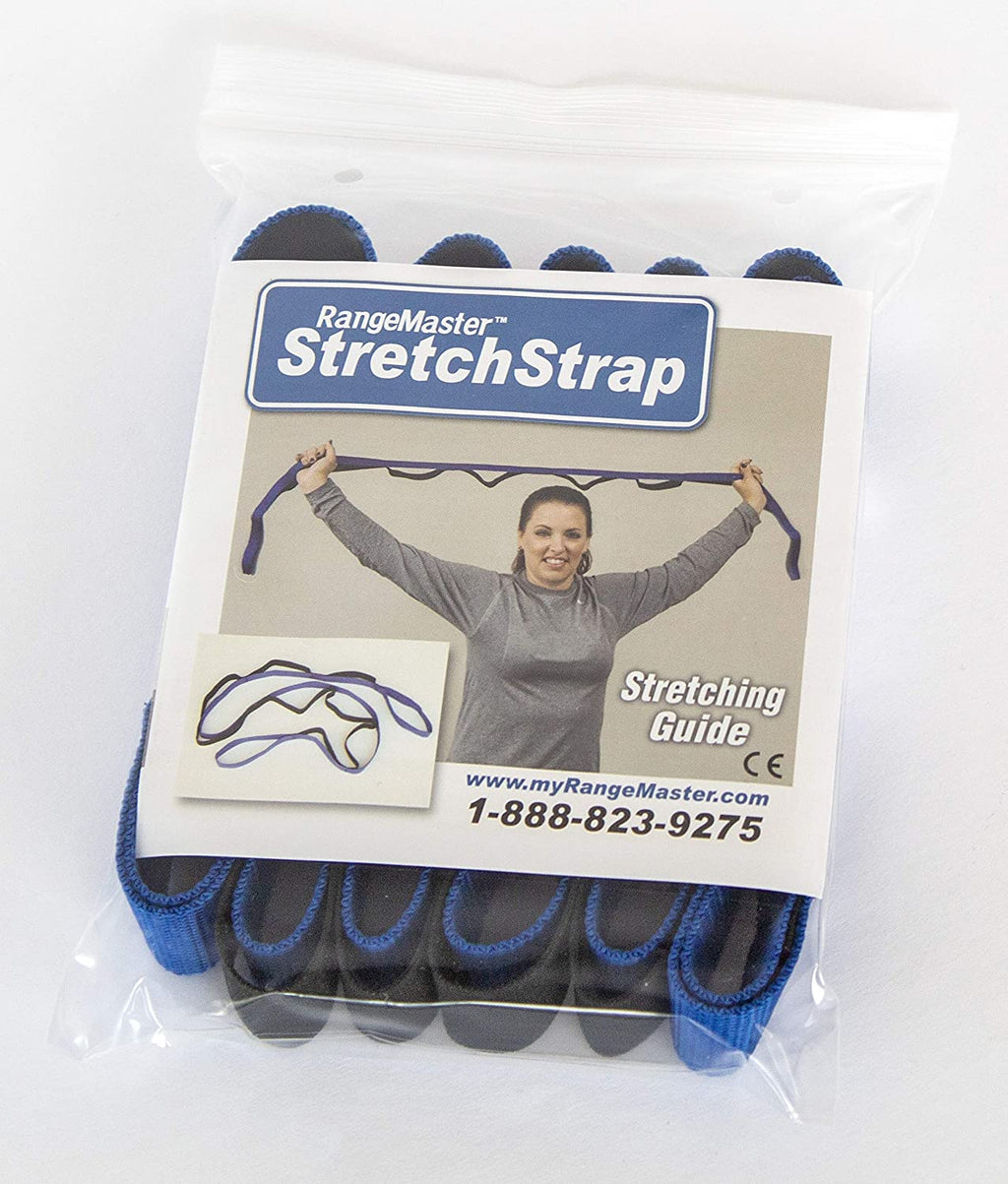 RangeMaster Stretch Strap, Multi-loop Strap with Exercise Guide for Ph