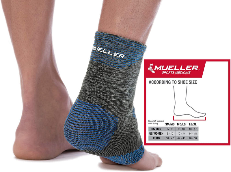 Mueller 4-Way Stretch Premium Knit Ankle Support