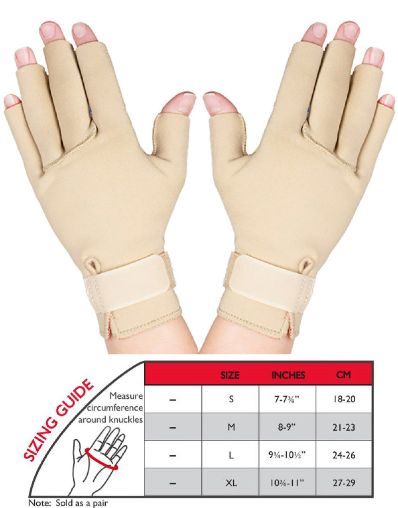 Thermoskin Arthritis Gloves, Beige